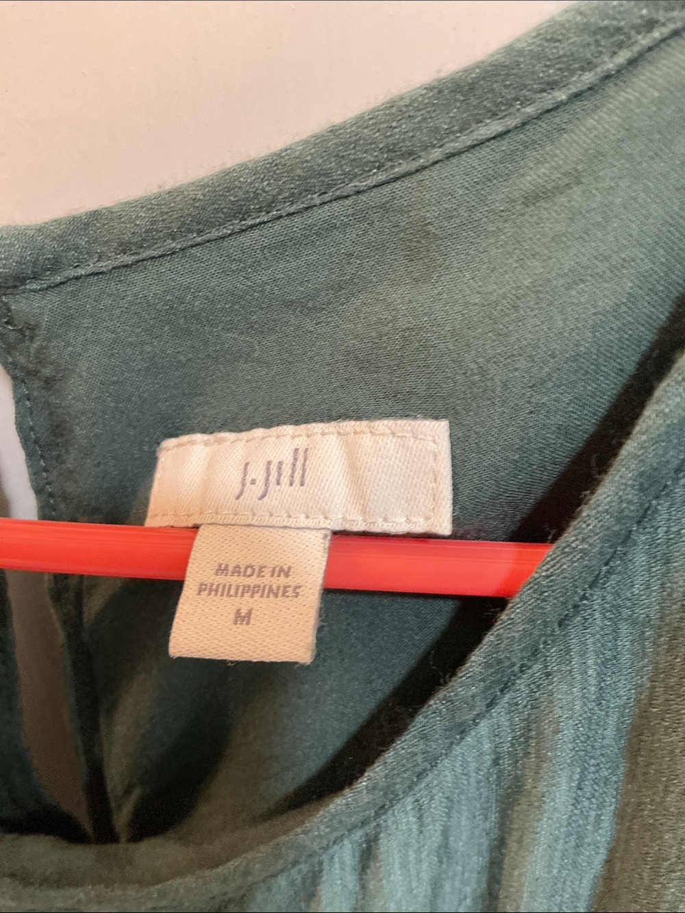 J. Jill Forest Green Tiered Maxi Dress - Picture 3 of 8